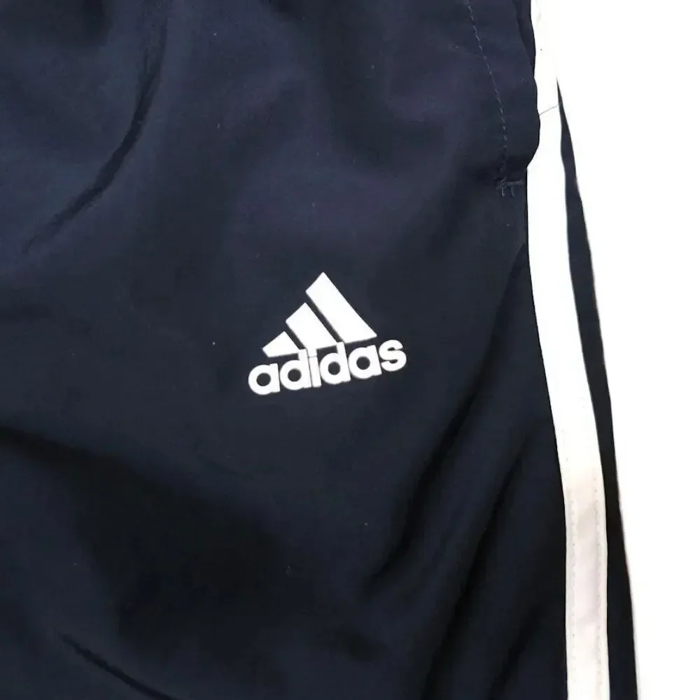 Adidas Track Pants Mens Size Medium Dark Blue Athletic Warm Up P59948 AZF001